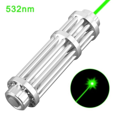 Lumière de faisceau brûlante militaire de pointeur laser vert 1MW 532nm haute puissance