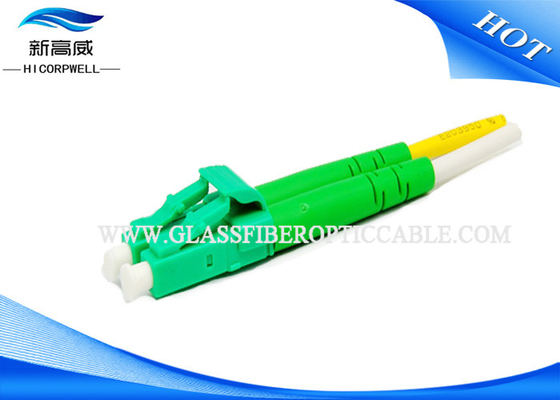 Connecteur bleu de fibre du PC RPA 2.0MM DX UPC RPA de LC pour le PVC du câble LSZH de corde de correction