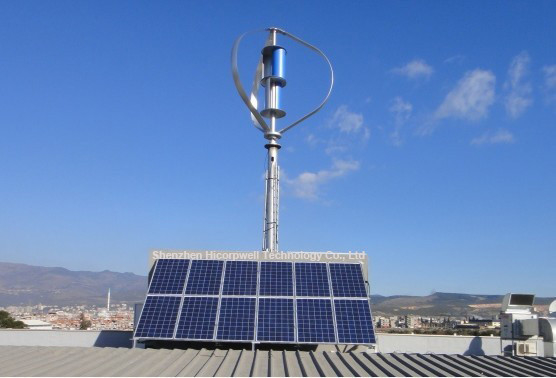 Générateur de turbine éolien d'énergie pour le système d'alimentation hybride de vent solaire