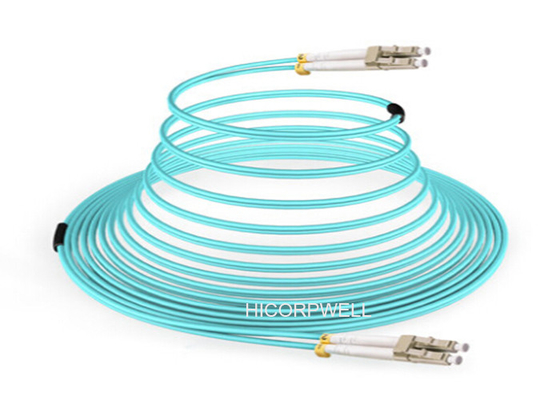 FTTH LC - corde de correction de câble optique de fibre de verre de LC OM3 150 M DX 1m 3m 5m