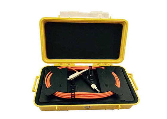 Boîte d'anneau de bobine de câble optique de fibre dans la couleur jaune pour la protection optique de fibre