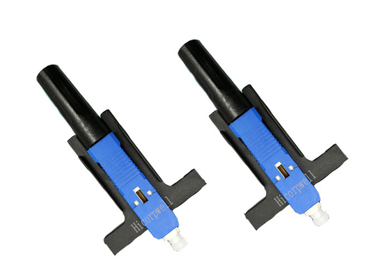 Connecteur rapide optique de fibre de SM de Sc UPC RPA, type rapide de poussée de connecteur de Ftth