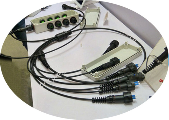 Prise conforme d'ODVA à l'interface de X sur le câble tactique avec 4.5mm à 7.0mm OD