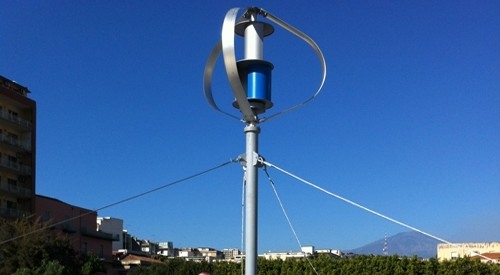 Système d'alimentation hybride de vent solaire de turbine de vent 88KG freinage de court-circuit de 3 phases