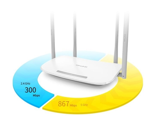 Routeur intelligent de maison de Wifi de Quatre-antenne sans fil intelligente à deux bandes du routeur 5G du tplink TL-WDR5620 1200M de routeur