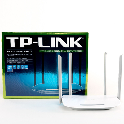 Routeur intelligent de maison de Wifi de Quatre-antenne sans fil intelligente à deux bandes du routeur 5G du tplink TL-WDR5620 1200M de routeur