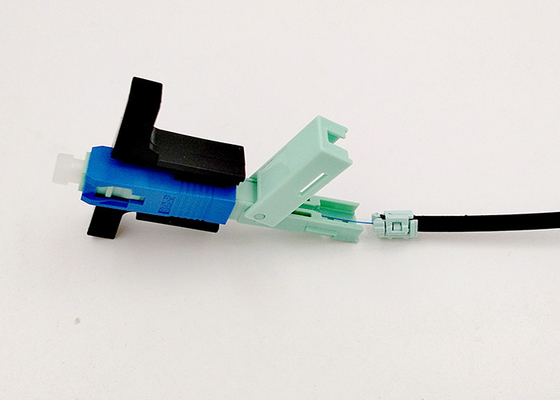Type rapide connecteur rapide optique de poussée de connecteur de Ftth de fibre de SM de Sc RPA