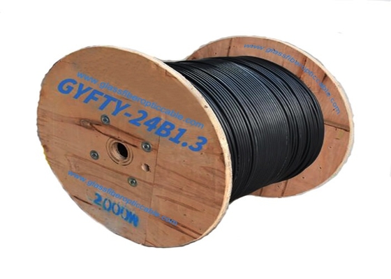 Câble optique de cuivre hybride de la fibre 4.0MM2 avec la veste noire de TPU