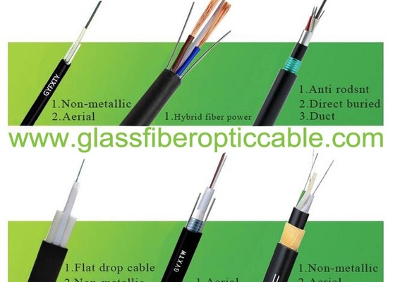 Câble optique de cuivre hybride de la fibre 4.0MM2 avec la veste noire de TPU