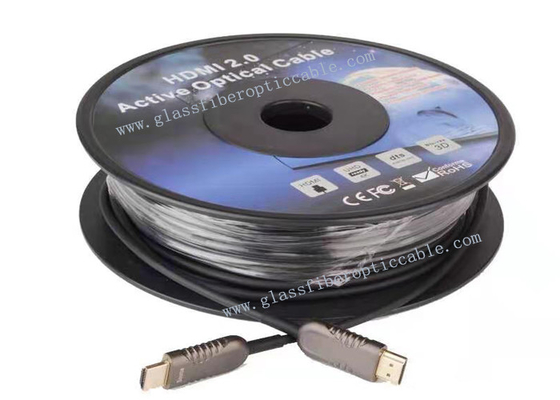 Câble noir de GBP 4K 60HzHDMI AOC de l'approvisionnement 18,2 de Paintcoat 5V