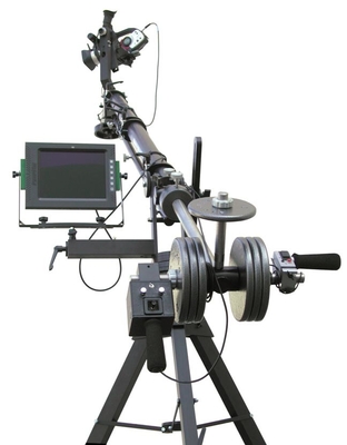 10m 2-Axis ont motorisé la potence de jimmy du bras de balancier de contrôle électronique de triangle de Jimmy Camera Jib Crane de vidéo de tête d'inclinaison DV