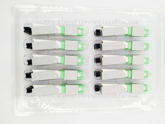 Connecteur installable sur place rapide optique de fibre de Sc RPA UPC de connecteur de fibre de FTTH