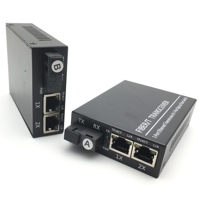 Choisissez le double convertisseur IEEE802.3ab 1000Base - T 0.5A de médias d'Ethernet de fibre