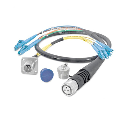 Câble optique extérieur duplex de correction de fibre avec IP67 le type militaire de la catégorie ODC (prise) à la fibre nue du SM 9-125 de LC UPC