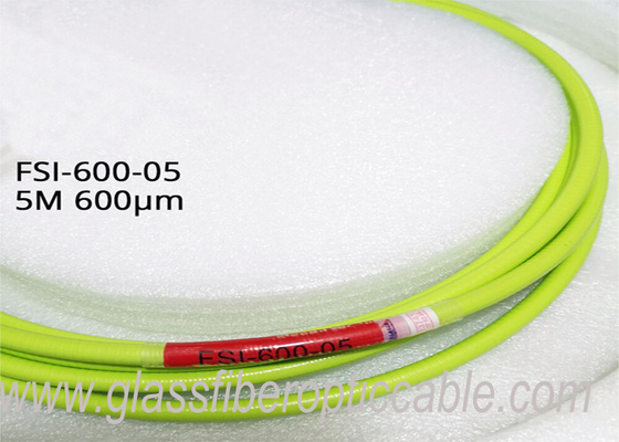 La fibre du laser 5meters FSI-600-05 FSI-400-05 de fibre d'énergie câble la longueur d'onde 600um de câble de laser de puissance élevée