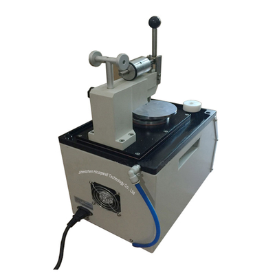 Machine de meulage de polissage optique de pression centrale de fibre pour la chaîne de production optique de tresse de corde de correction de fibre