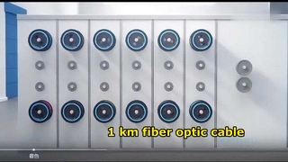 24 câble à fibre optique à noyau
