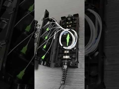 Aerial type 8 ports optical cable fiberhub for ftth network from http://www.glassfiberopticcable.com