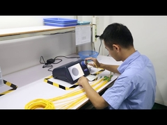 Vidéo de test du cordon de raccordement fibre optique SC APC FTTH intérieur