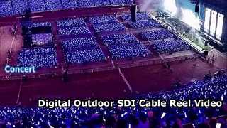 Enrouleur de câble SDI extérieur numérique 3G/6G/12G, câble vidéo, enrouleur de câble SDI