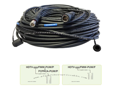 Compatible avec la prise 3k 93c HD câble hybride de caméra de diffusion Smpte fibre hybride 3k 93c câble