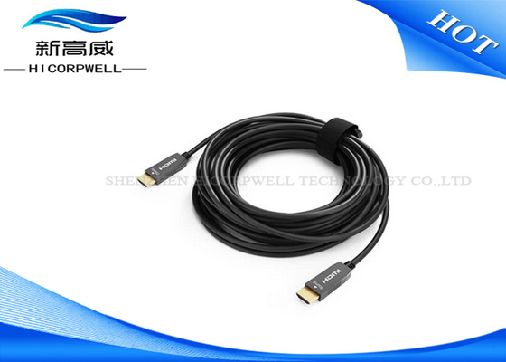 Câble optique de Hdmi de fibre d'interface de multimédia de la haute définition, OD long Hdmi câble de 3.0mm * de 5.0mm