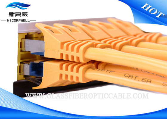 De CAT6A UTP/STP 2 Gigabit Ethernet de câble LAN connecteur d'Unshield d'en cuivre AVANT JÉSUS CHRIST