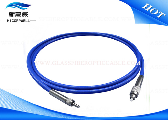 La correction optique noire de fibre de Paintcoat câble le CEI 60794 de connecteur de SMA 905 approuvé