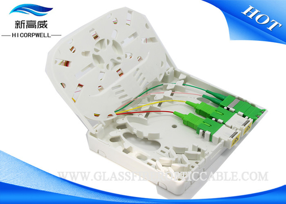 Boîte optique d'arrêt de fibre de bâti de mur, boîtes d'arrêt de câble optique de fibre de Sc