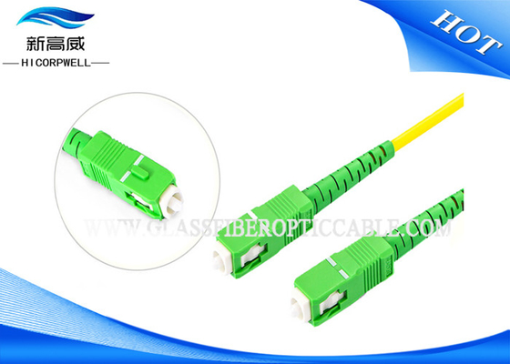 Corde de correction de câble optique de fibre de FTTH, optique de fibre de corde de correction du SM 1m 3m 5m de Sc RPA
