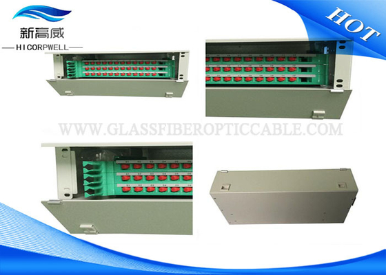 Boîte de correction optique de fibre de Cabinet de 19 pouces, cadre de distribution optique de ports du bâti de support 36