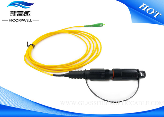 La correction optique de fibre de Sc RPA de connecteur de H câble la perte de rendement élevé extérieure de communication