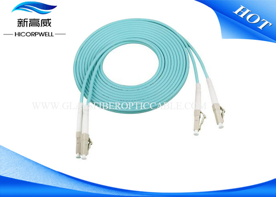 Câbles de correction de fibre de PVC 2M de LC UPC LC UPC millimètre 3,0 DX LSXH oranges