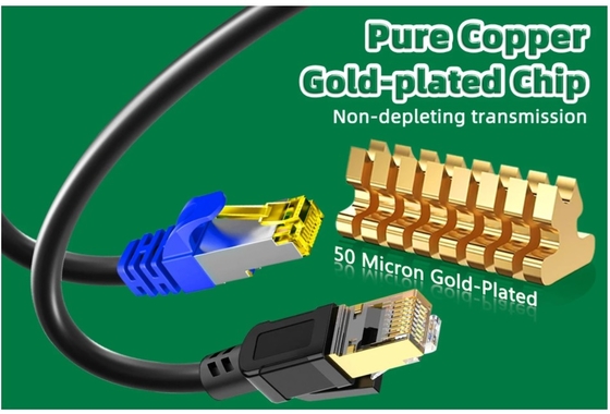 Cable Ethernet portatif 4 voies FTP RJ45 Cat5e avec support de bobine