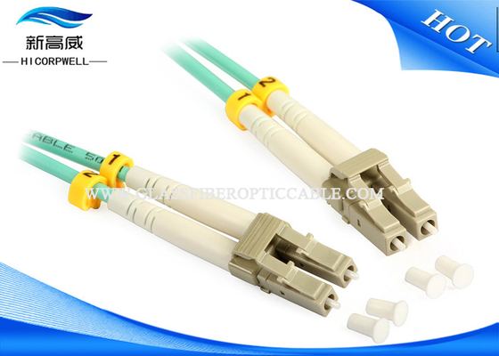 Câbles de correction de fibre de PVC 2M de LC UPC LC UPC millimètre 3,0 DX LSXH oranges