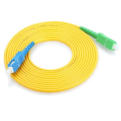 Corde de correction de câble optique de fibre de FTTH, optique de fibre de corde de correction du SM 1m 3m 5m de Sc RPA