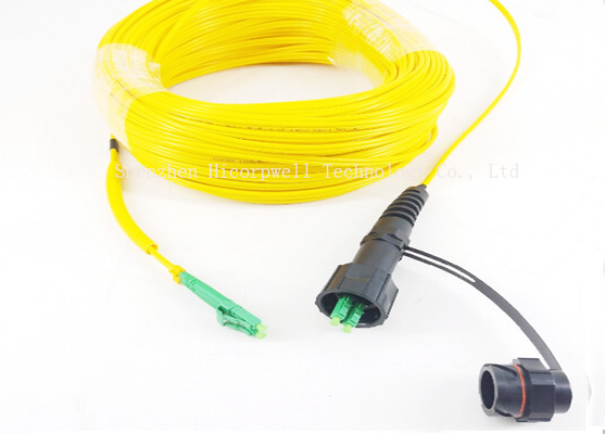 Le câble tactique d'armure de 2 noyaux LC, IP67 branche la corde de correction optique de la fibre OS1