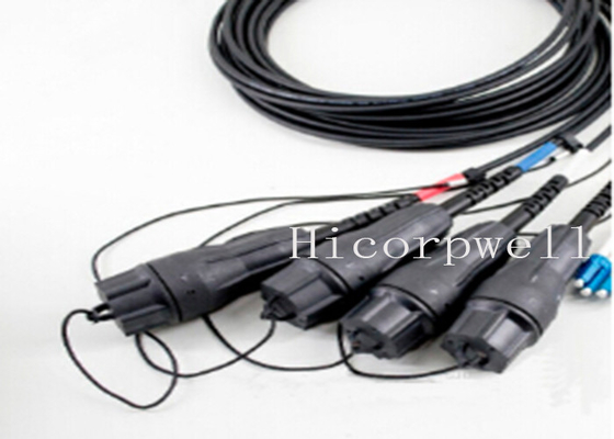 Fullaxs LC/correction optique fibre d'UPC câble la longueur duplex du SM LSZH 4.8mm avec 50M