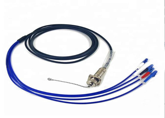 La correction imperméable de fibre de CPRI câble la prise/prise de noyaux d'ODC 4 à blindé tactique de LC TPU