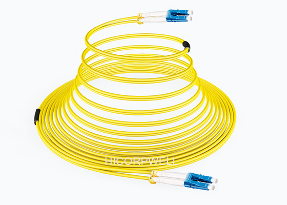 FTTH LC - longueur de la corde de correction de câble optique de fibre de verre du SM DX de LC 1m 3m 5m