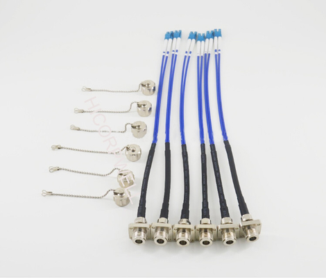 CPRI imperméabilisent le connecteur extérieur de prise de noyaux du câble équipé de fibre IP67 ODC 4