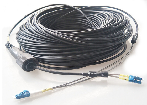 La correction optique de fibre du SM SX de PDLC 4F câble la longueur de LSZH 4.8mm avec 50M 100M
