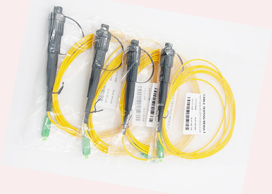 Les mini câbles imperméables de correction de fibre de mode unitaire de Sc Optitap ont adapté des connecteurs aux besoins du client