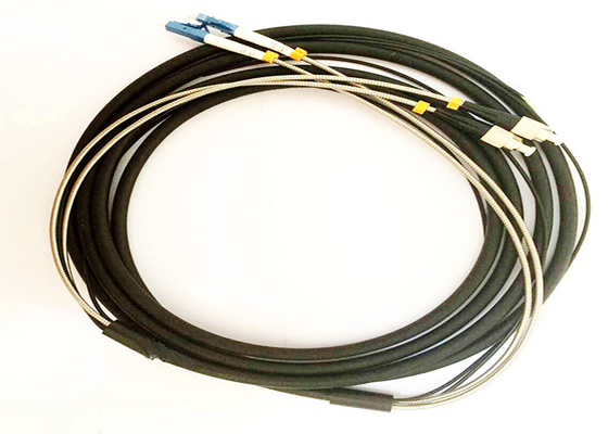 2,4,8,12 câbles tactiques extérieurs de corde de Pach de connecteurs des noyaux FO FC-LC DX
