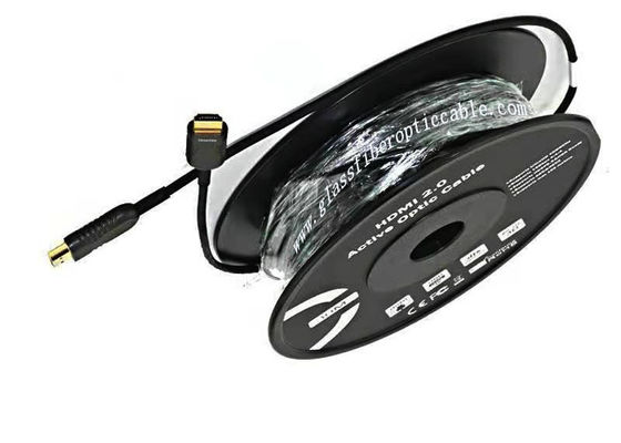 Télécommunications câble HDMI à fibre optique