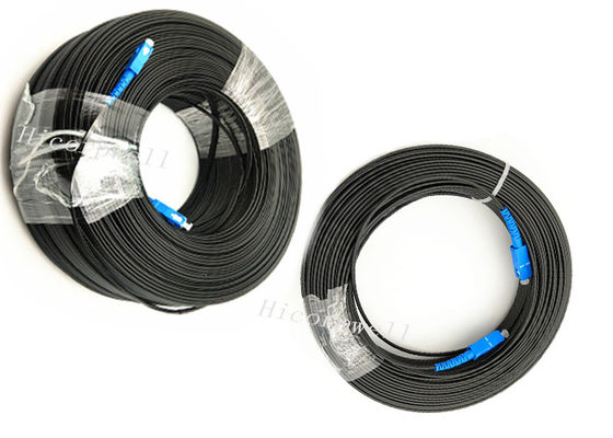 Câble à fibre optique en verre de diamètre extérieur 6,5-6,8 mm, couleur noire, monomode ou multimode, pour applications industrielles polyvalentes