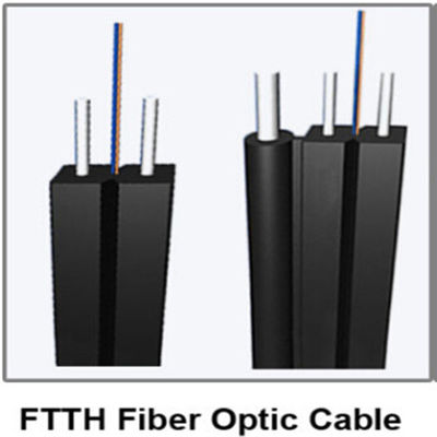 Câble à fibre optique en verre de diamètre extérieur 6,5-6,8 mm, couleur noire, monomode ou multimode, pour applications industrielles polyvalentes
