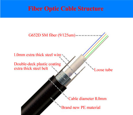 Cable optique en fibre de verre jusqu'à 288 fibres Facteurs de forme duplex/ simplex Mode unique Multi Mode pour vos besoins