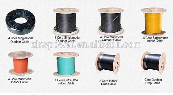 Cable optique en fibre de verre jusqu'à 288 fibres Facteurs de forme duplex/ simplex Mode unique Multi Mode pour vos besoins