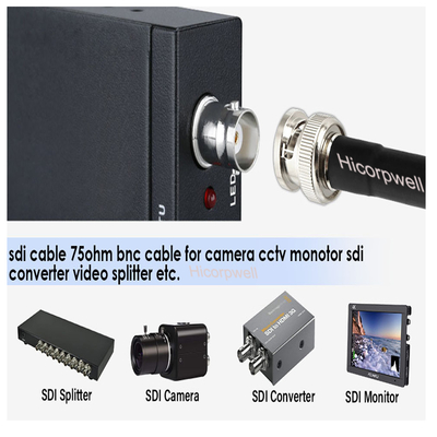câbles de radiodiffusion 3G 12G HDM1 SDI Mini 3G SDI Vidéo Micro Convertisseur avec alimentation USB HDM1 Commutateur à câble coaxial SDI pour les applications vidéo